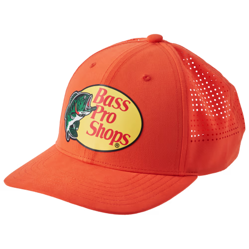 New! Bass Pro Shops Perforated Mesh Snapback Cap