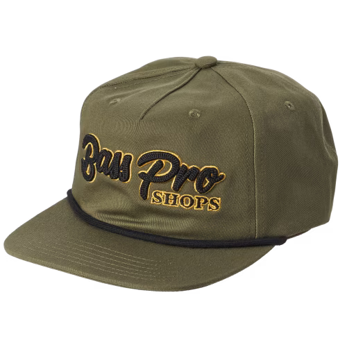 New! Bass Pro Shops Chain Stitch Snapback Cap