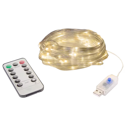 New! Stansport 30' LED Outdoor String Lights with Remote