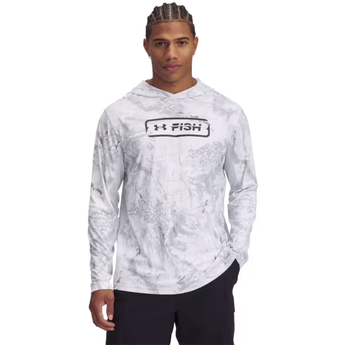 New! Under Armour Fish Pro Camo Hoodie for Men