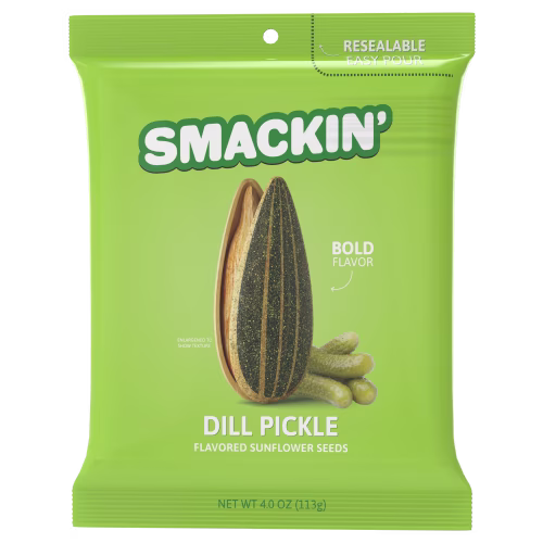 New! SMACKIN' Dill Pickle Sunflower Seeds
