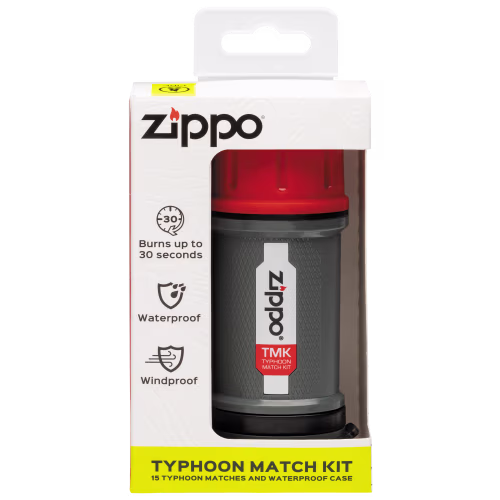 New! Zippo Typhoon Match Kit