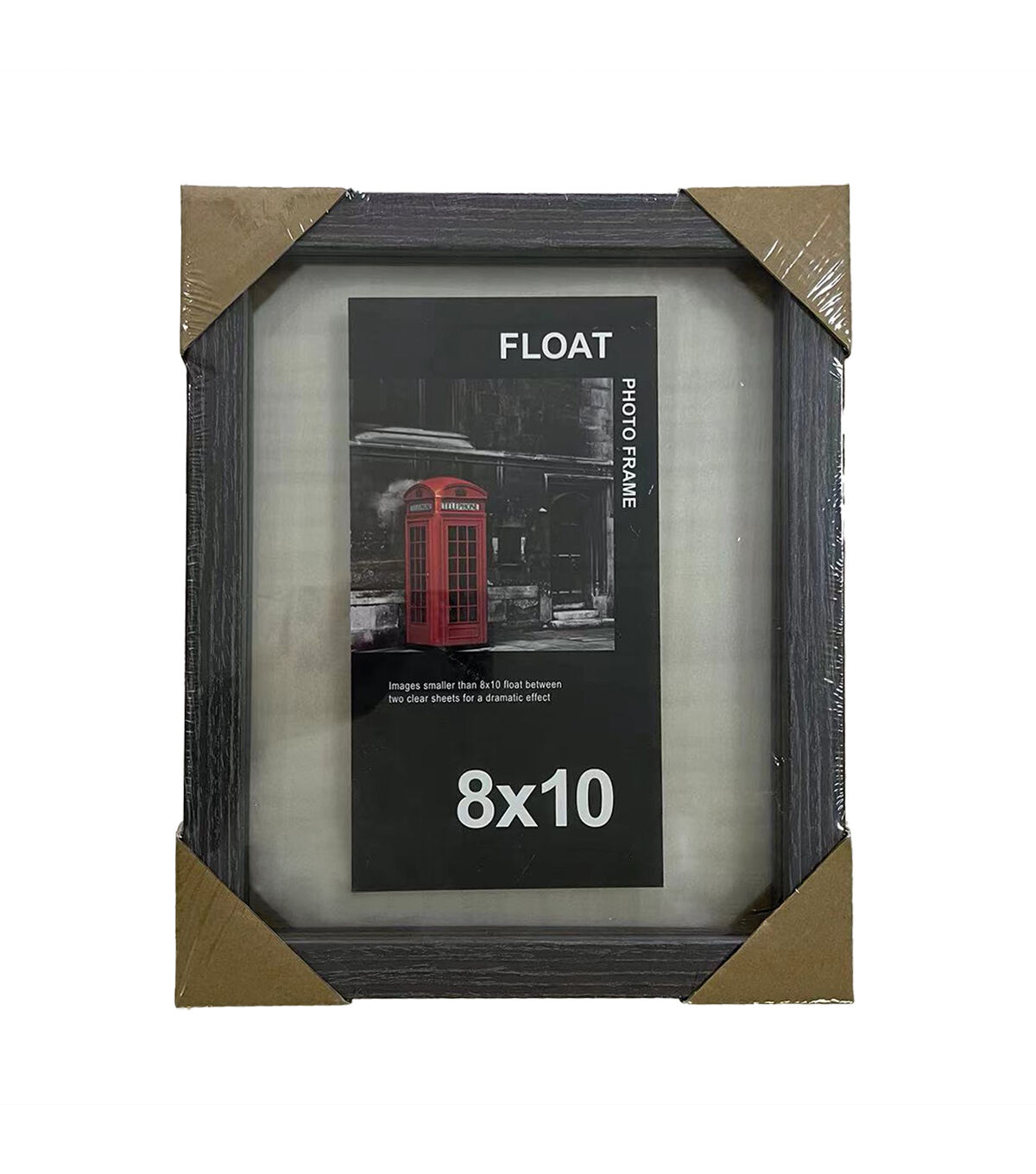 Innovative Home Creations 8 x 10 Gray Wood Float Frame