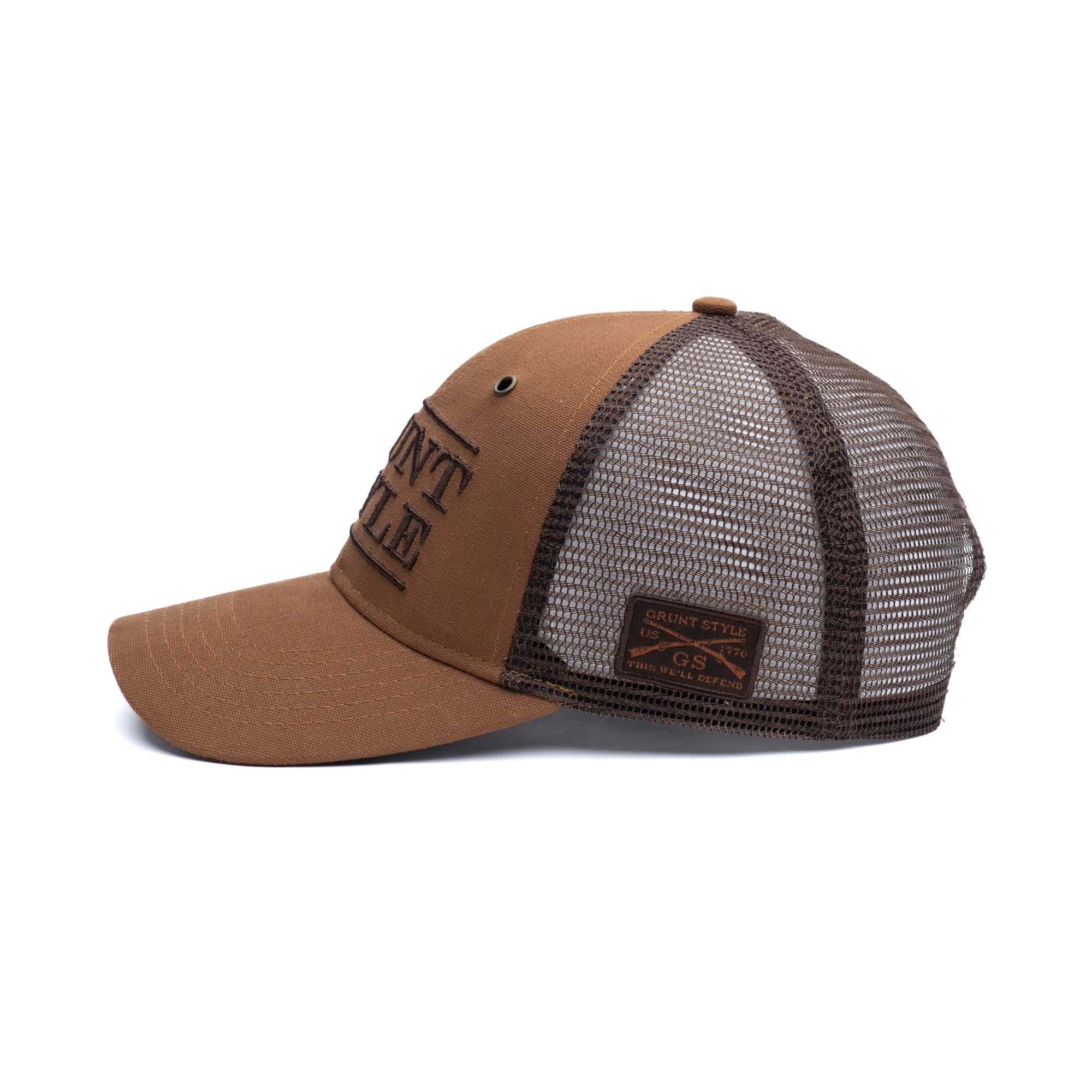 Grunt Style Stacked Logo - Canvas Hat