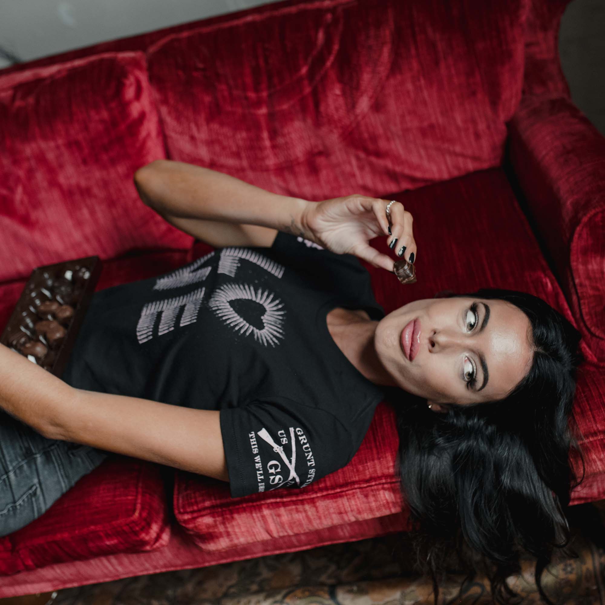 Women's Love Ammo Slim Fit T-Shirt - Black