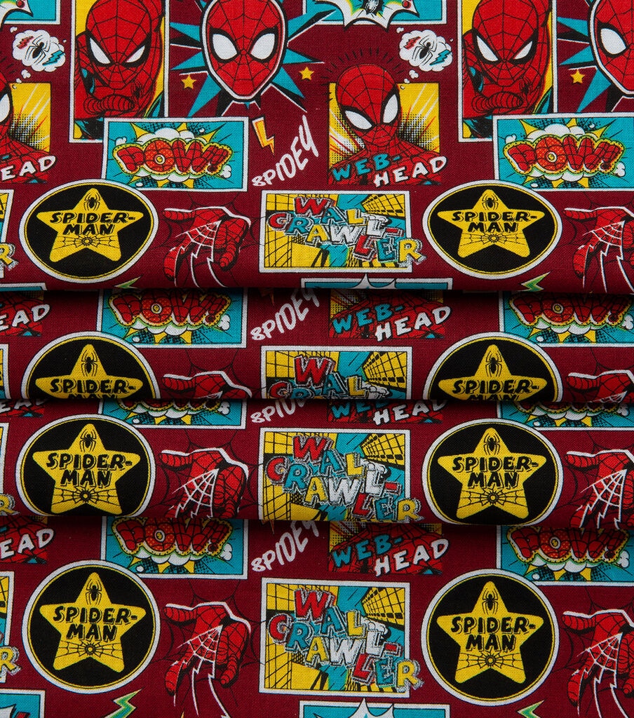 Spiderman Cotton Fabric Outside the Box