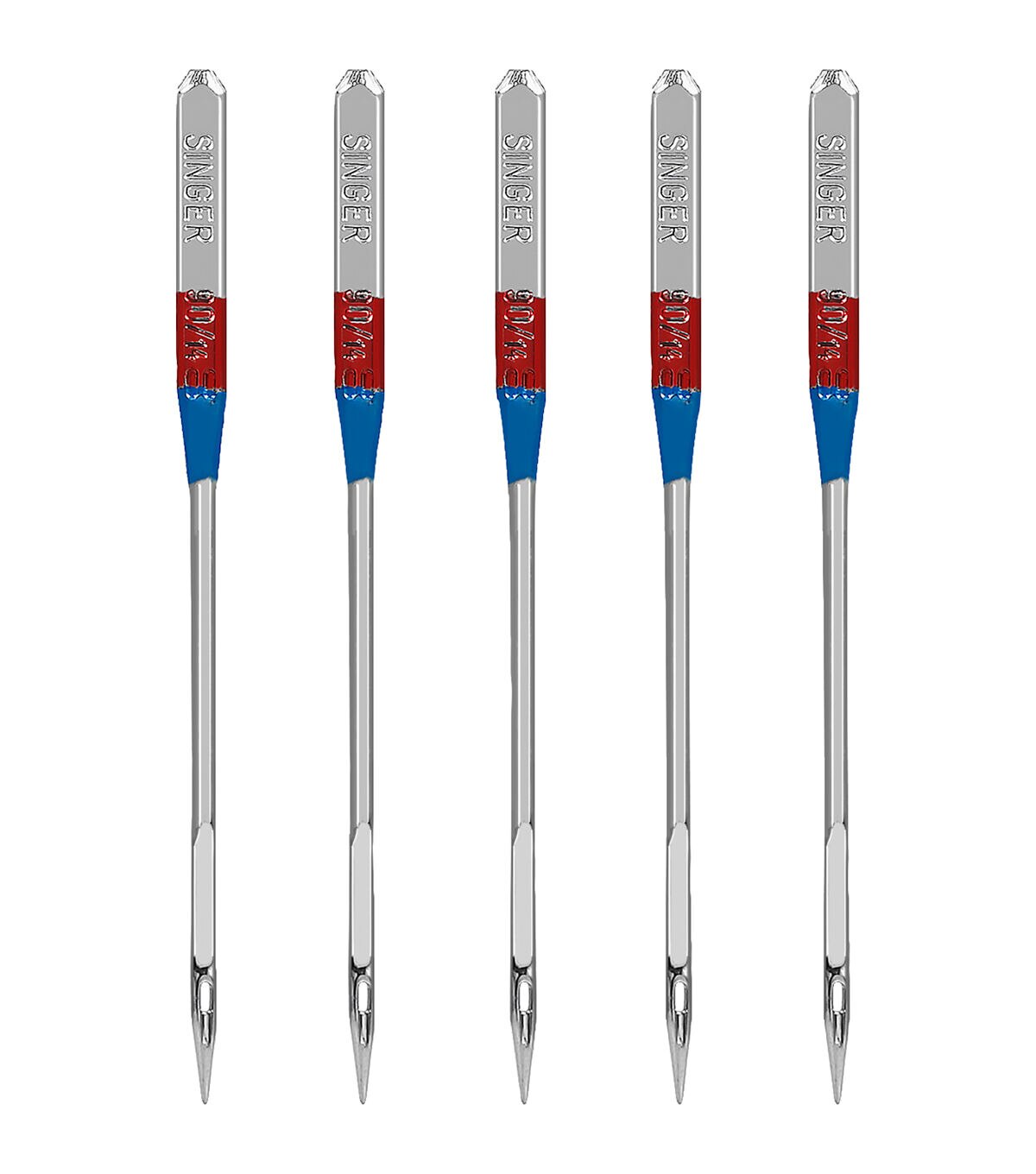 SINGER 90/14 Universal Regular Point Sewing Machine Needles 5pk