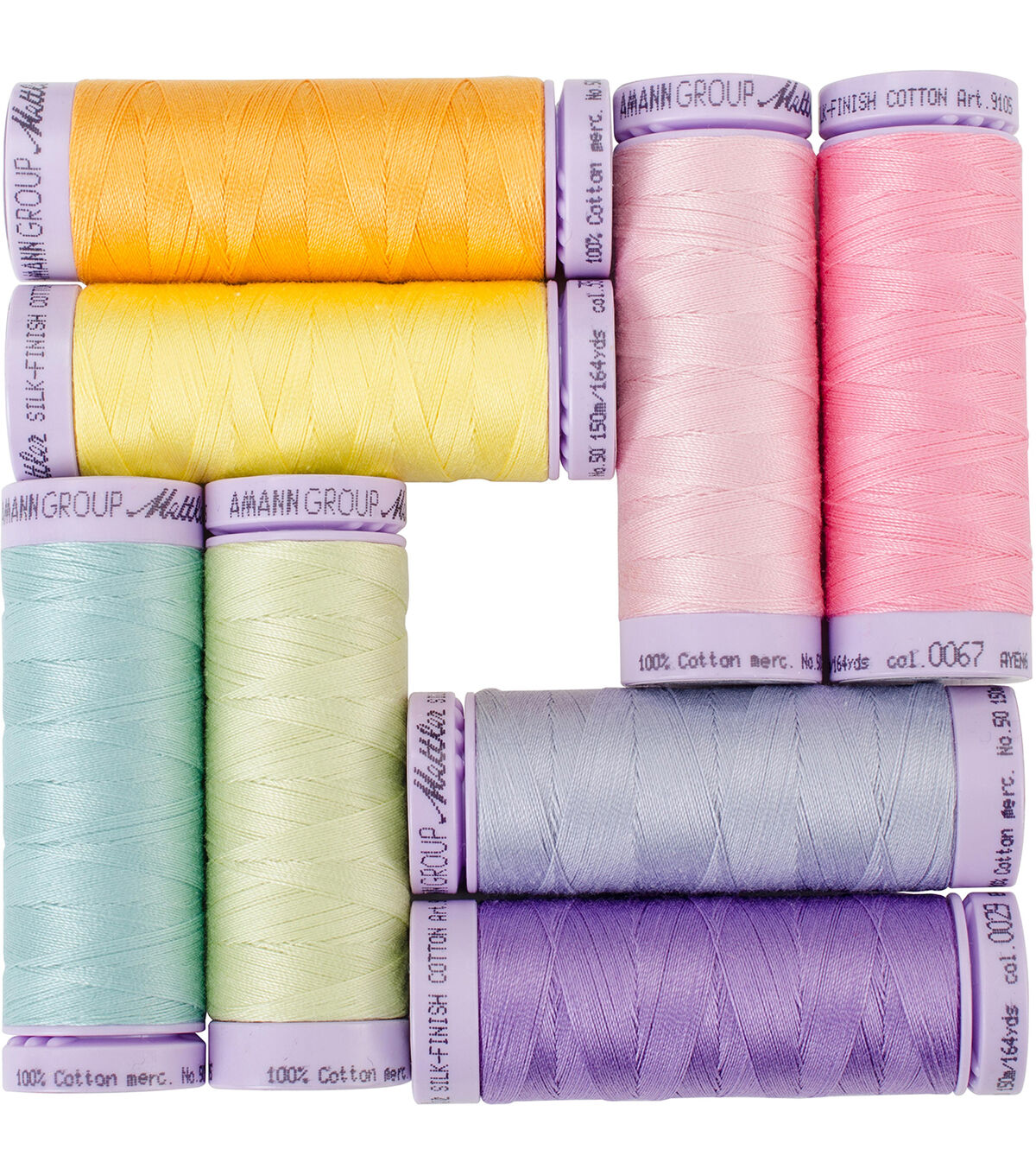 Mettler Silk Finish Cotton Thread Gift Pack Spring 8pk