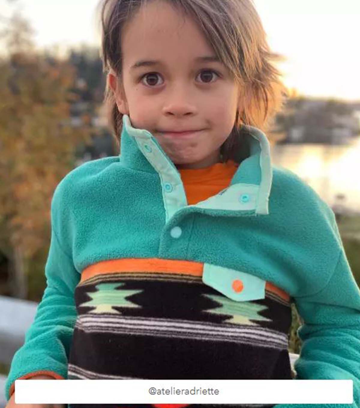 Luxe Fleece Fabric Aztec