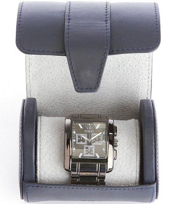 Single Leather Executive Travel Roll