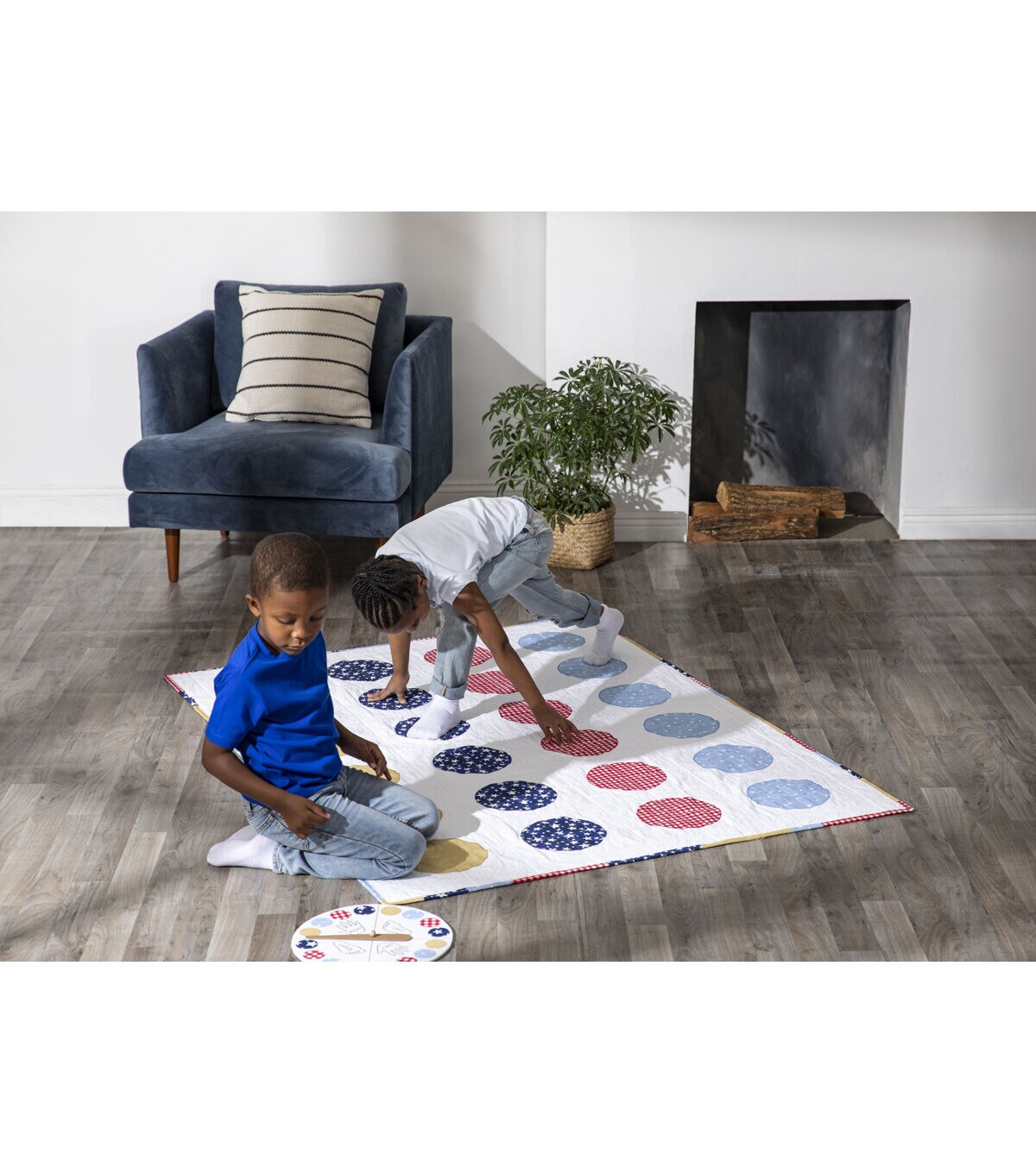 Stars on Navy Patriotic Cotton Fabric