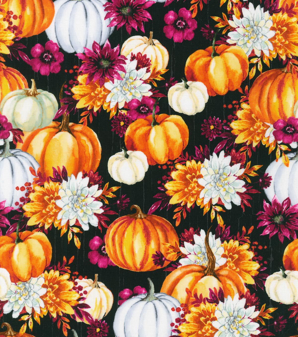 Robert Kaufman Lush Harvest Pumpkins Harvest Cotton Fabric