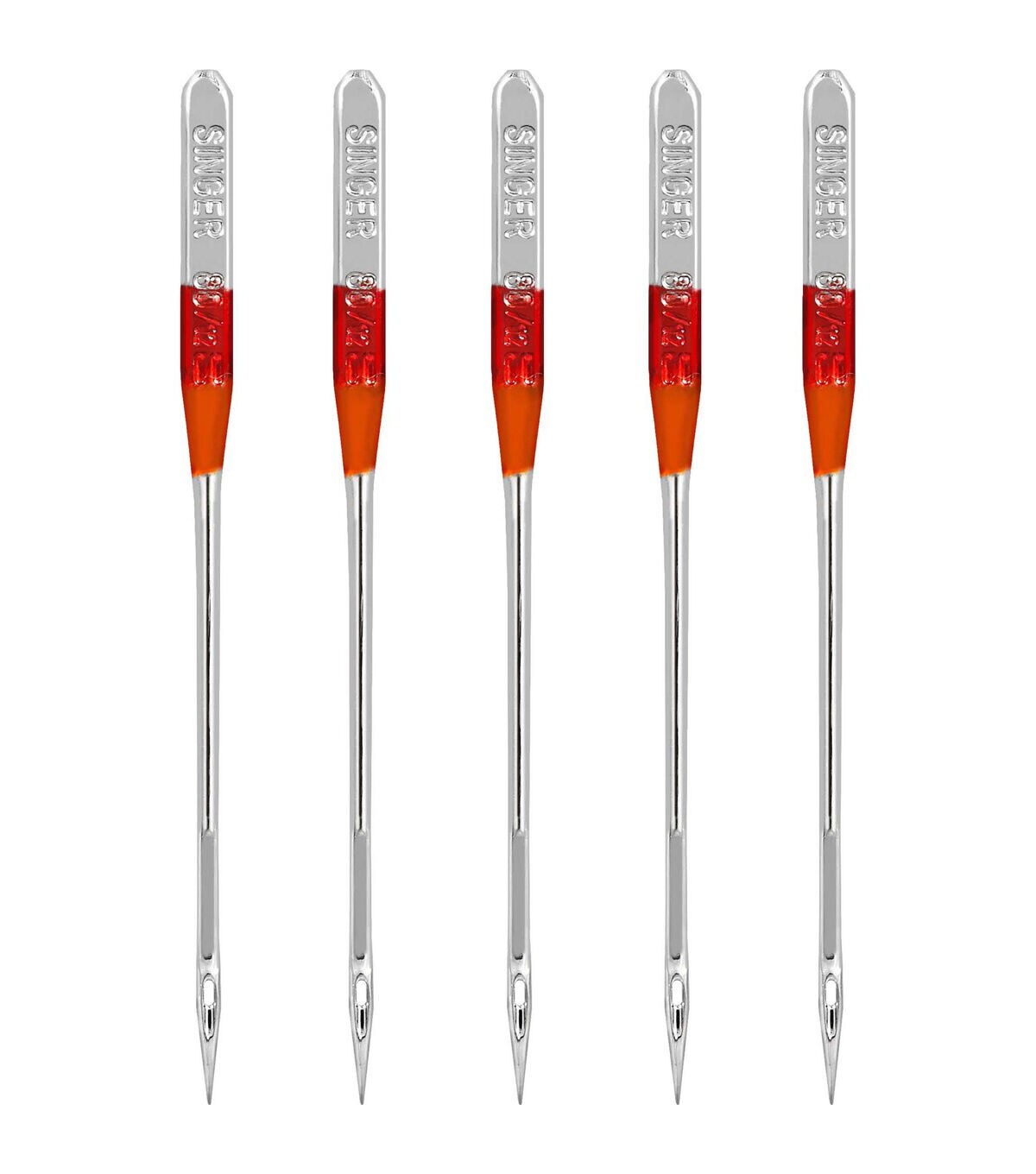 SINGER 80/12 Universal Regular Point Sewing Machine Needles 5pk