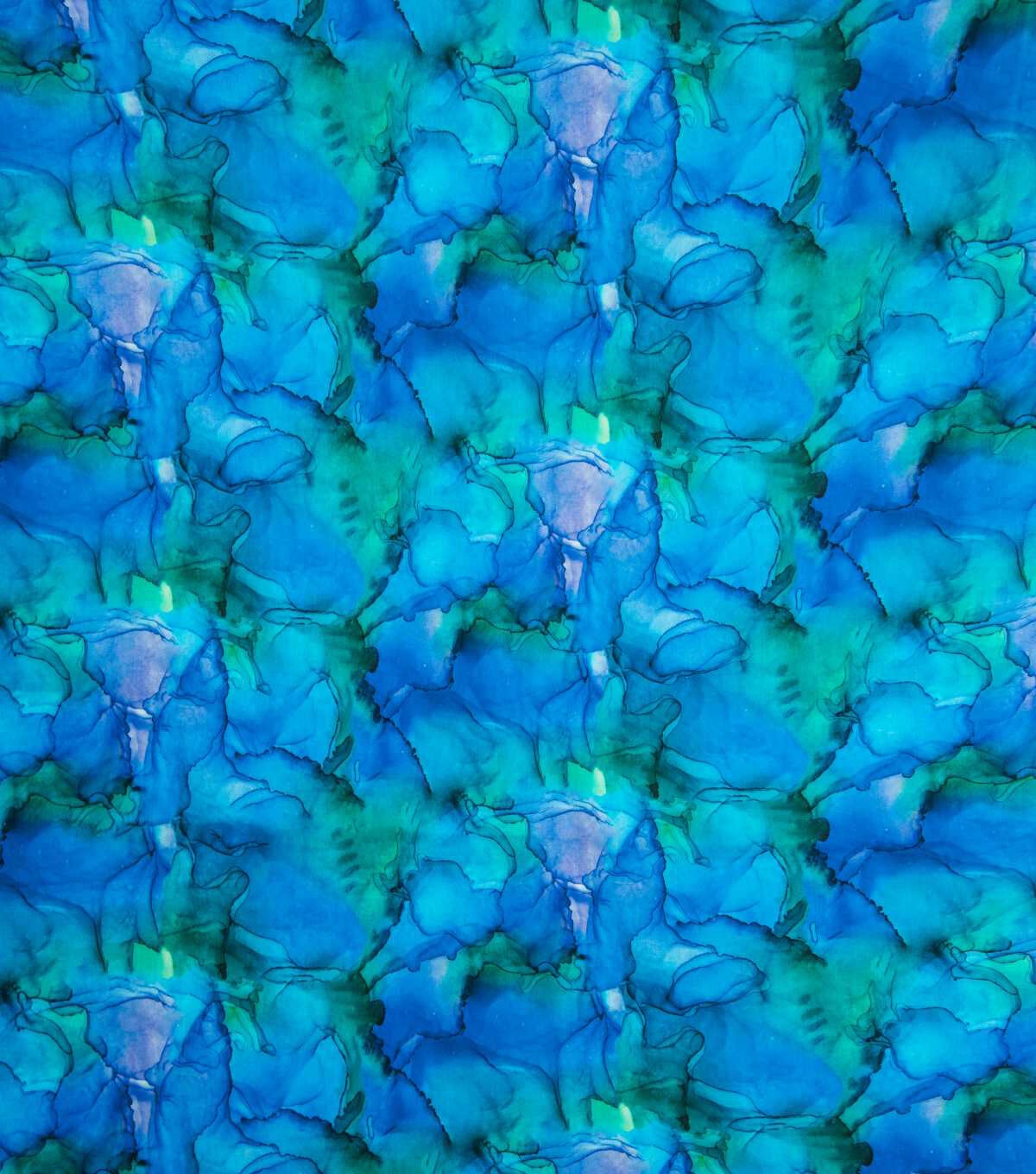 Blue & Green Blender Quilt Cotton Fabric by Keepsake Calico