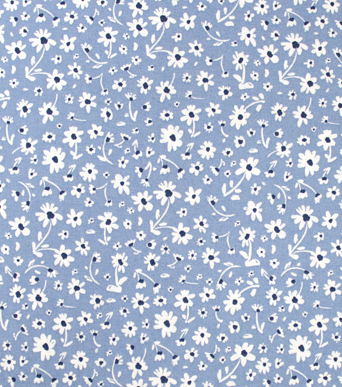 Floral on Light Blue Quilt Cotton Fabric by Keepsake Calico