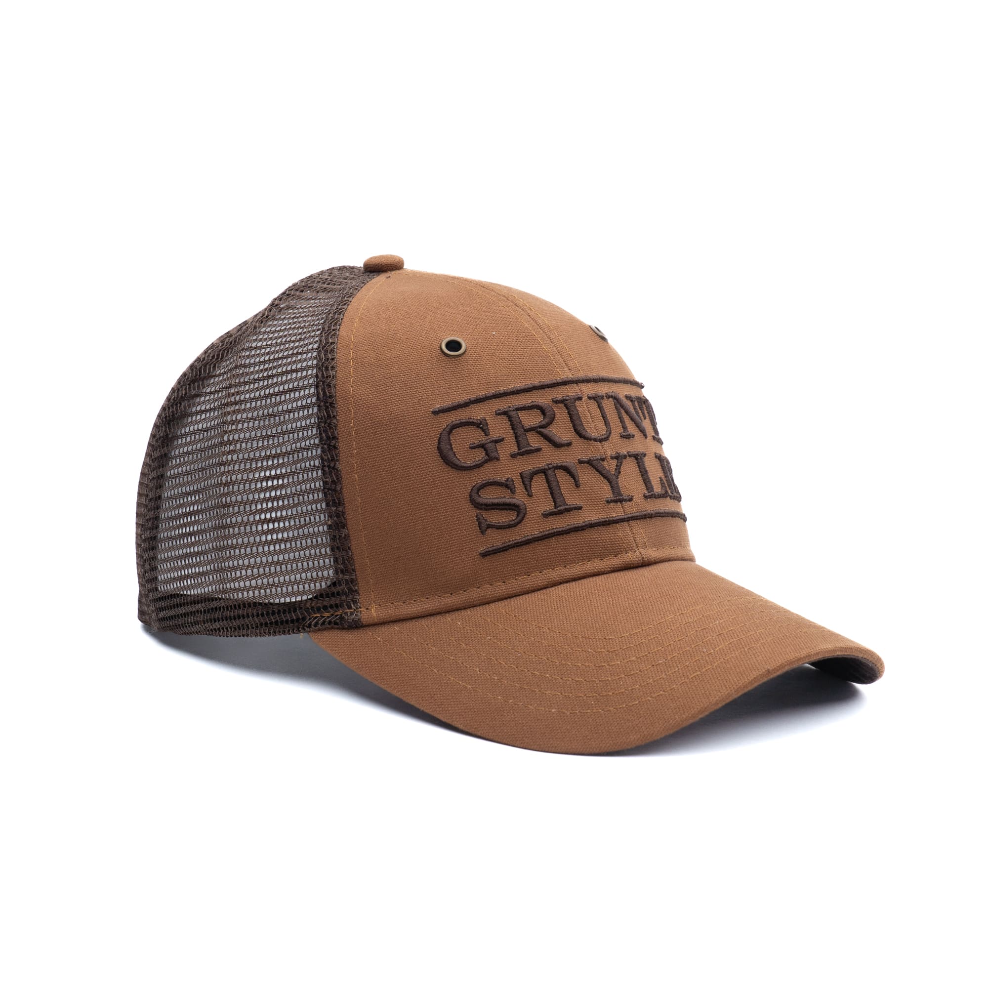 Grunt Style Stacked Logo - Canvas Hat