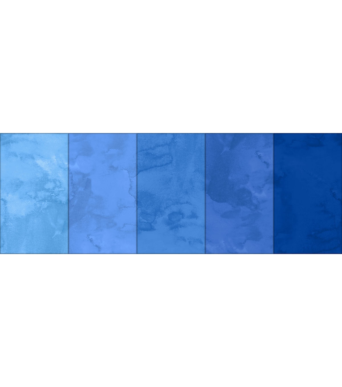 18 x 21 Blue Textured Cotton Fabric Quarters 5ct by Keepsake Calico