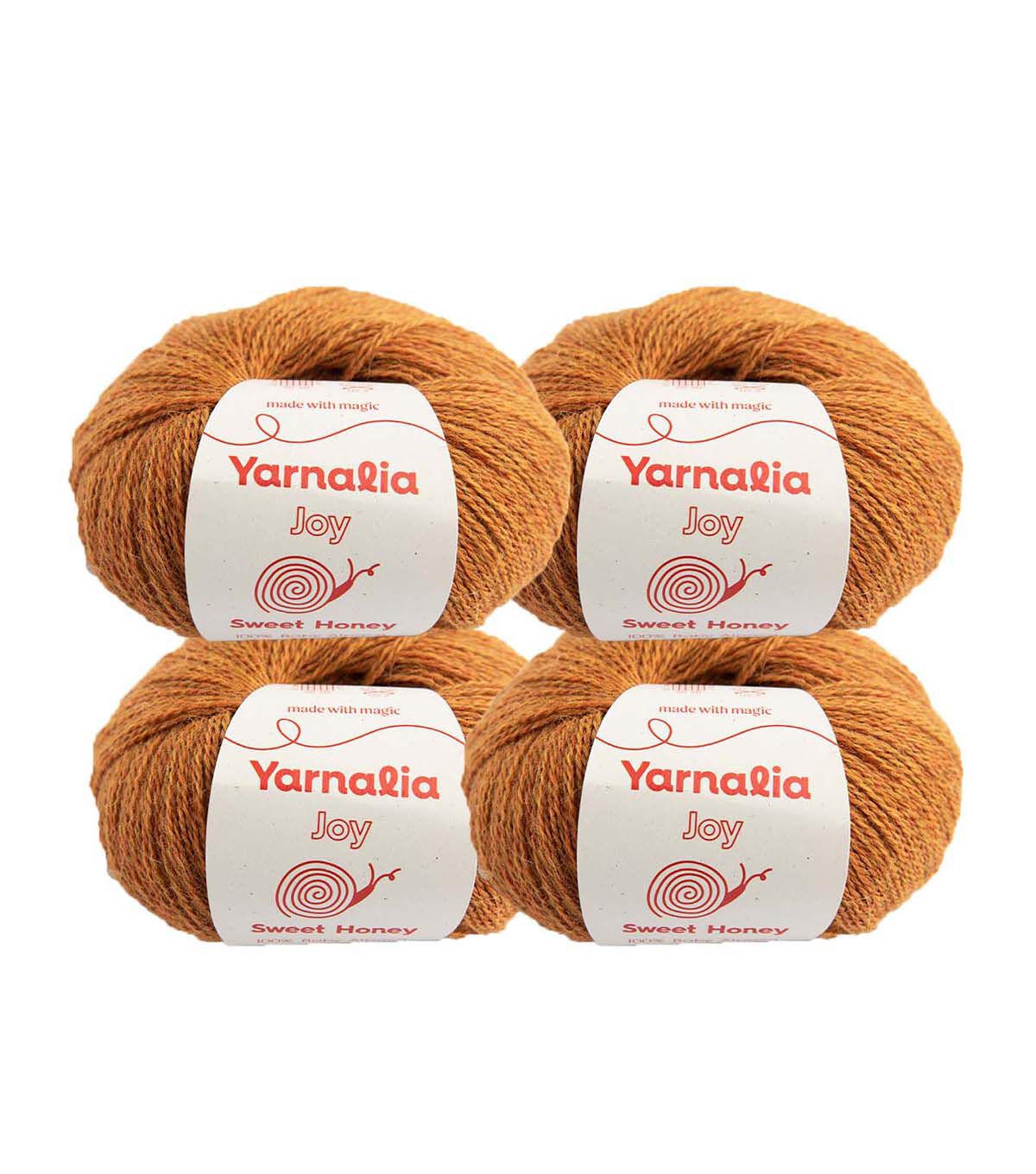 Yarnalia Joy Baby 219yds Lace Alpaca Yarn 4 Bundle
