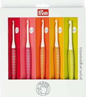 Prym Ergonomics Double Point Knitting Needles Set, Size US 1, 2, 4 & 6