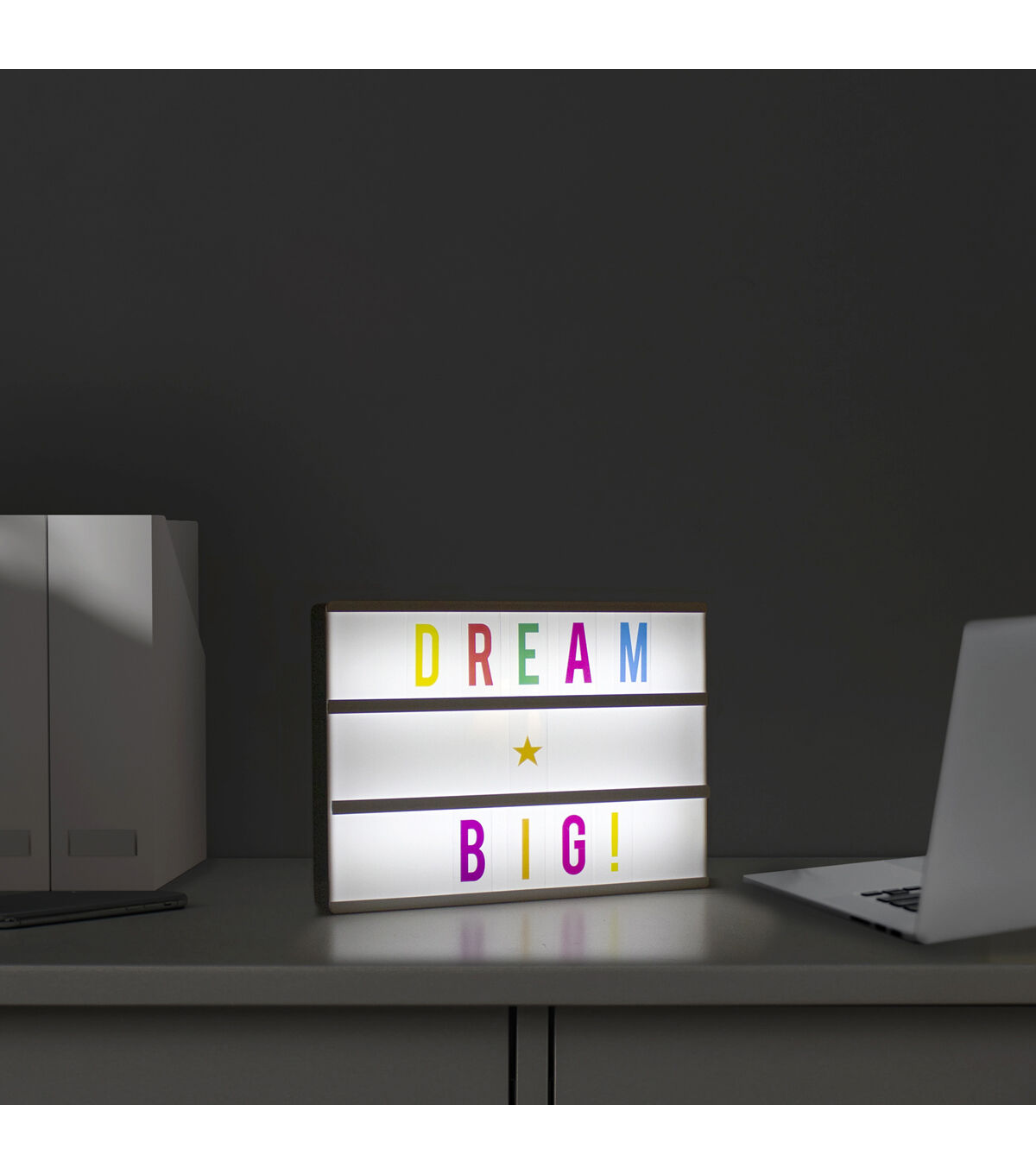 Northlight 12 LED Lighted Cinema Light Box with Letters and Numbers