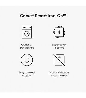 Cricut 25 x 5' Smart Vinyl Iron On Roll