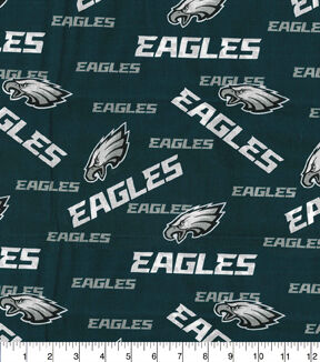 Fabric Traditions Philadelphia Eagles NFL Logo Cotton Fabric