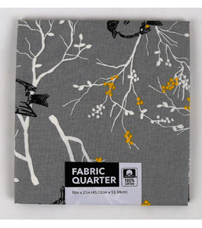18 x 20 Birds on Branches Cotton Fabric Quarter 1pc by Keepsake Calico