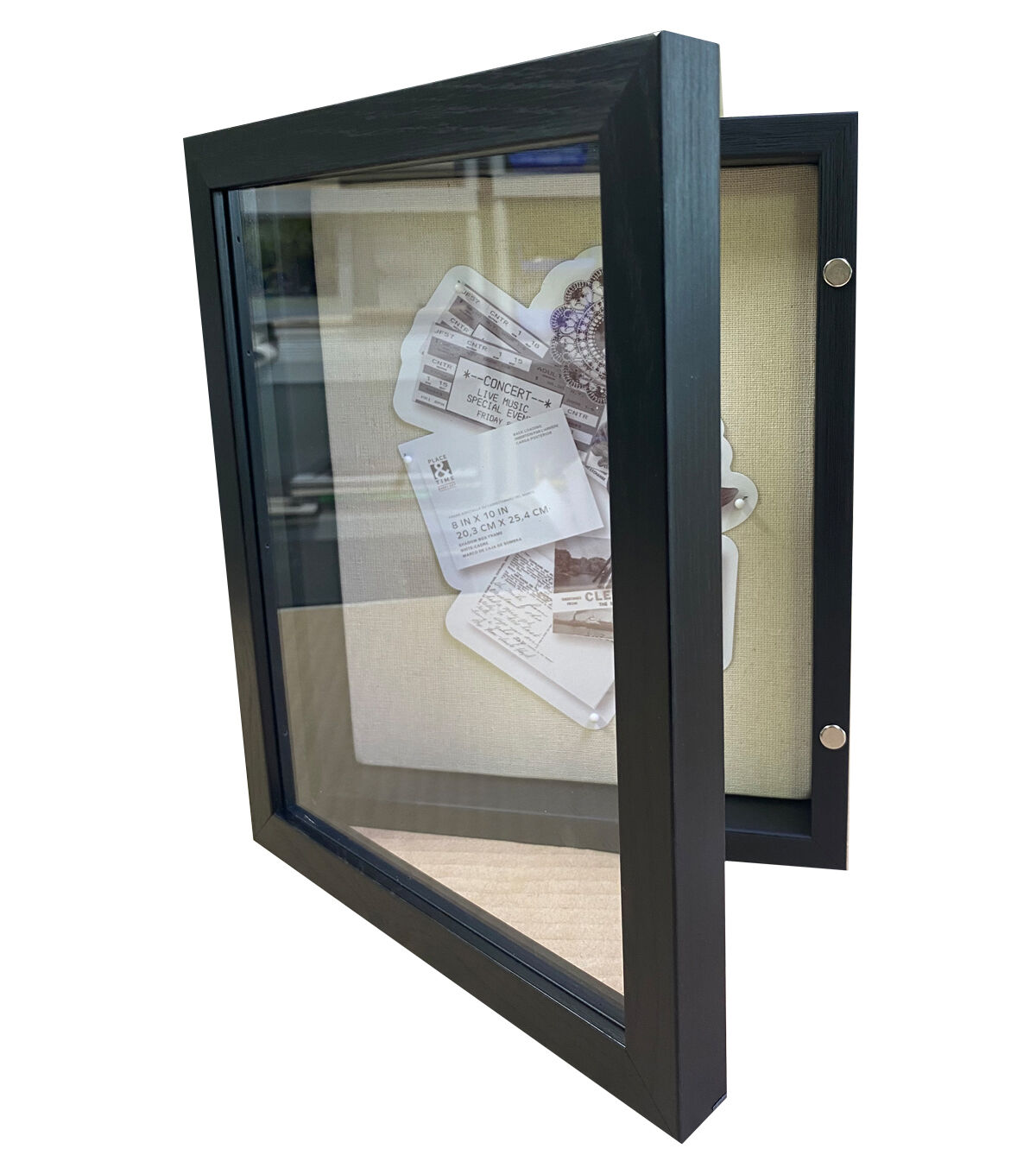 16 x 20 Black Front Loading Shadow Box by Place & Time