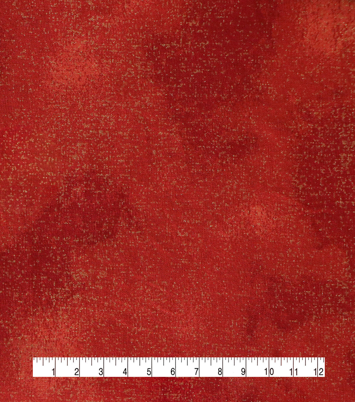 Gold on Rust Quilt Metallic Cotton Fabric by Keepsake Calico