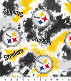 Fabric Traditions Pittsburgh Steelers Tie Dye NFL Cotton Fabric
