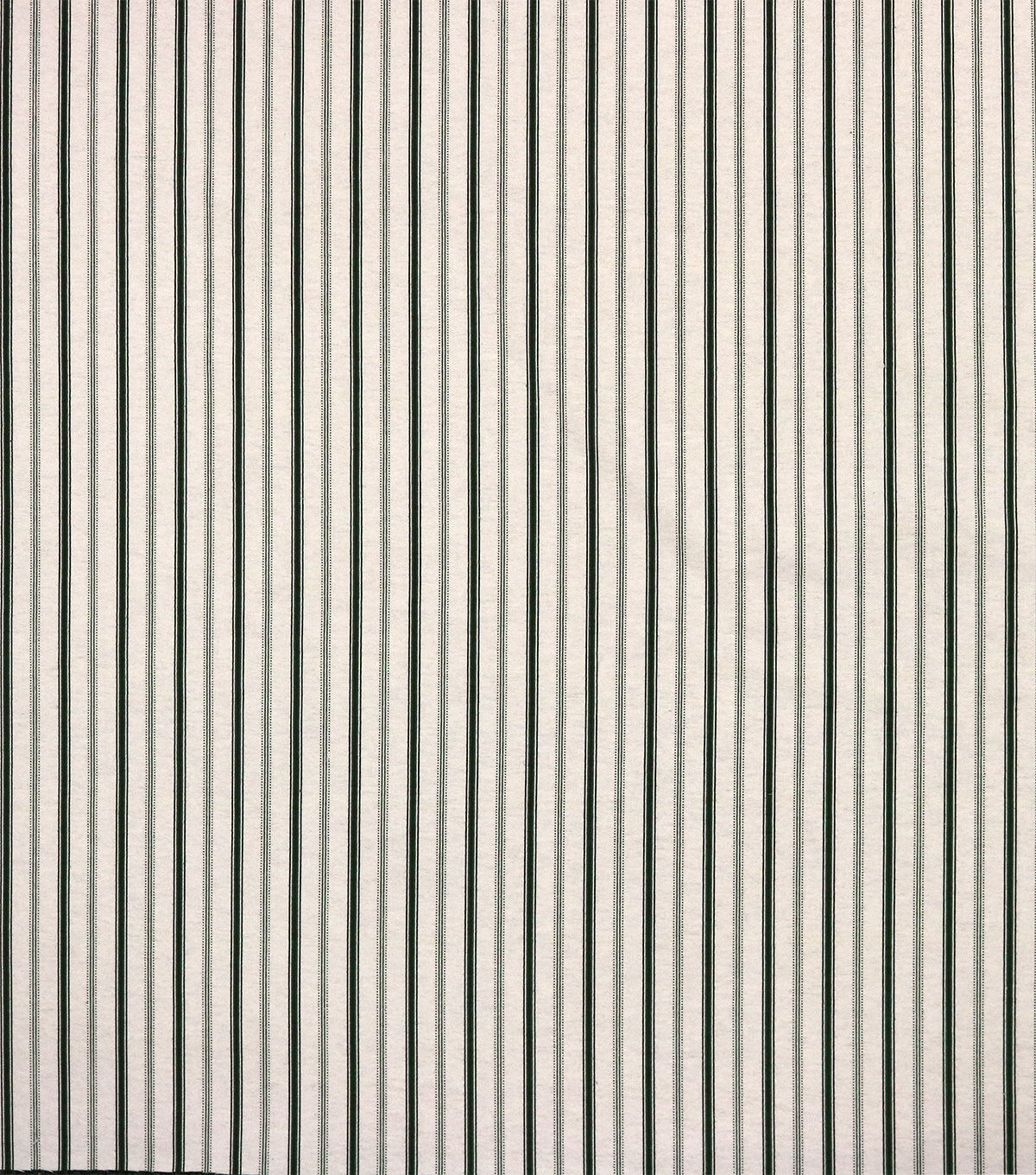 Green & Cream Stripes Super Snuggle Christmas Flannel Fabric