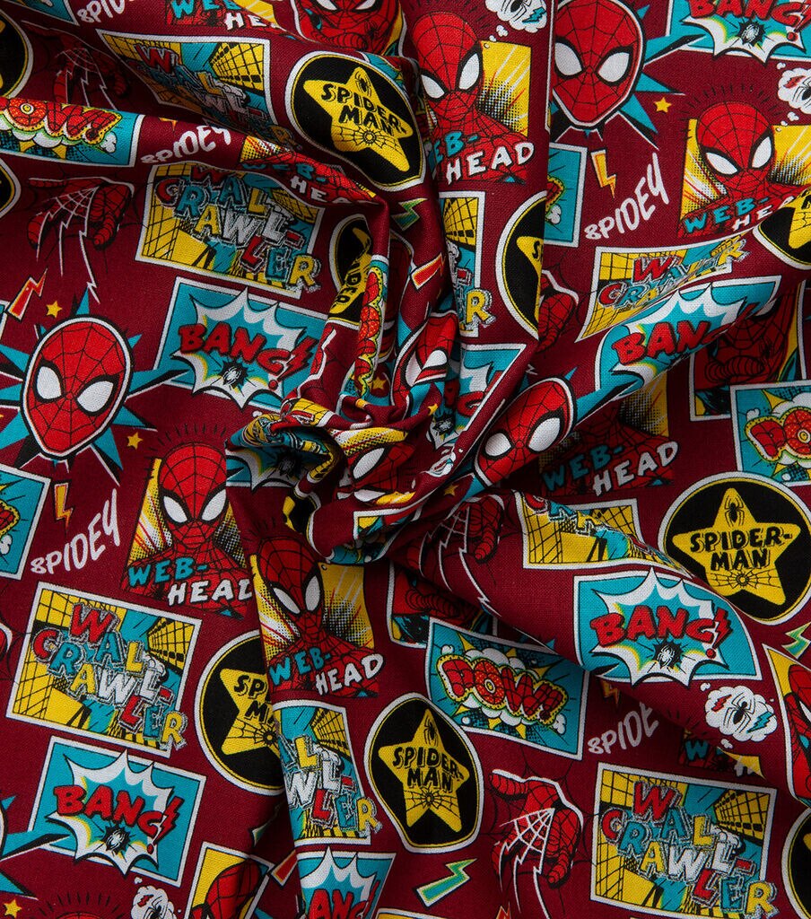 Spiderman Cotton Fabric Outside the Box