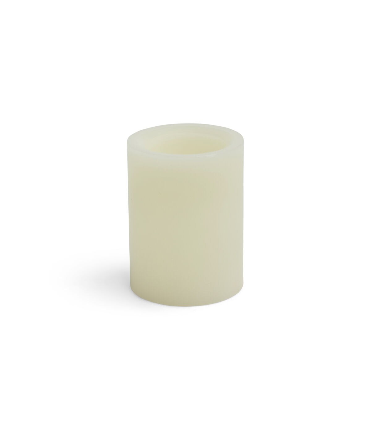 Flameless 3''x4'' Cream Smooth Vanilla Scented LED Pillar Candle