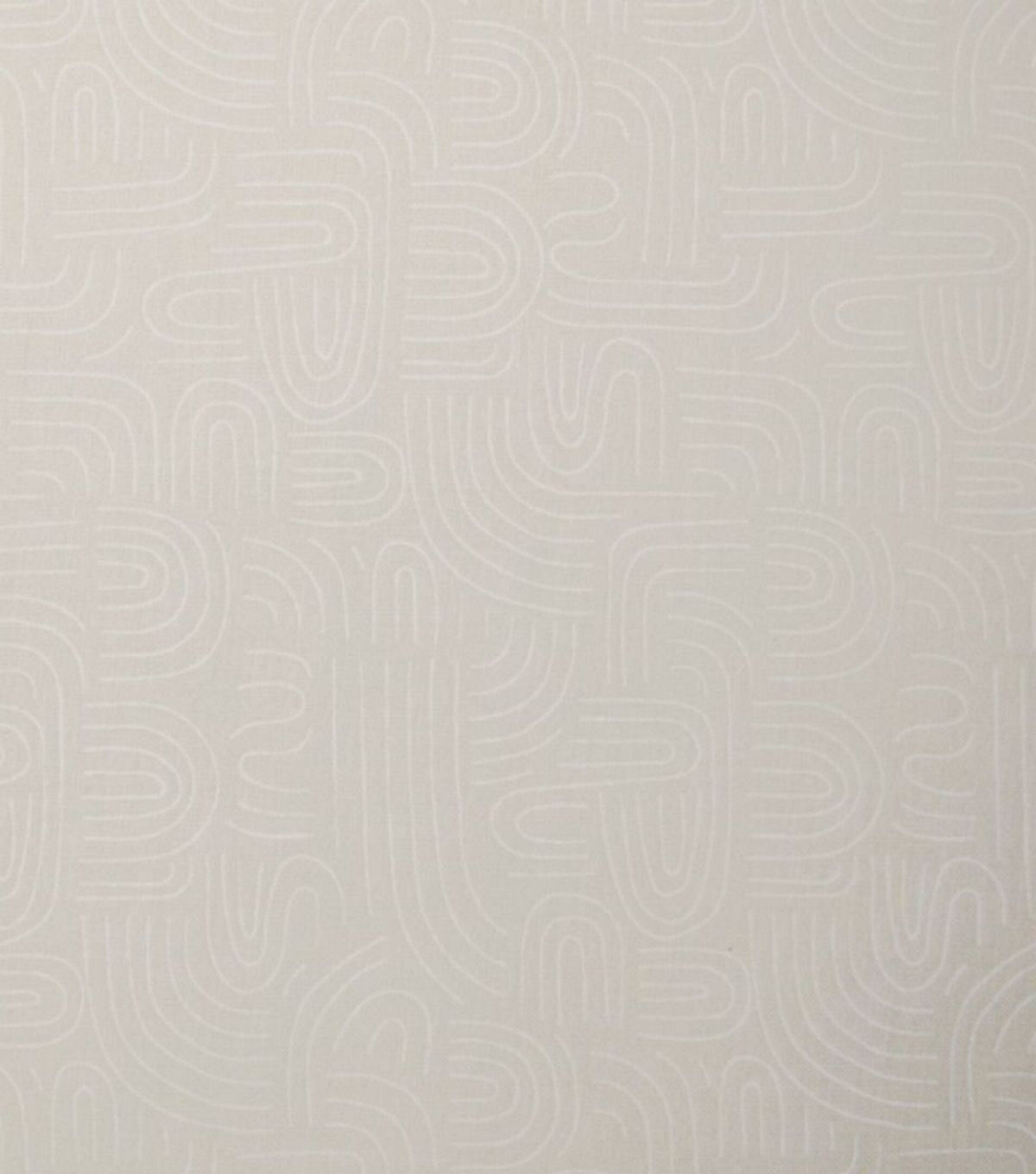 Tan Abstract Rainbows Quilt Cotton Fabric by Quilter's Showcase