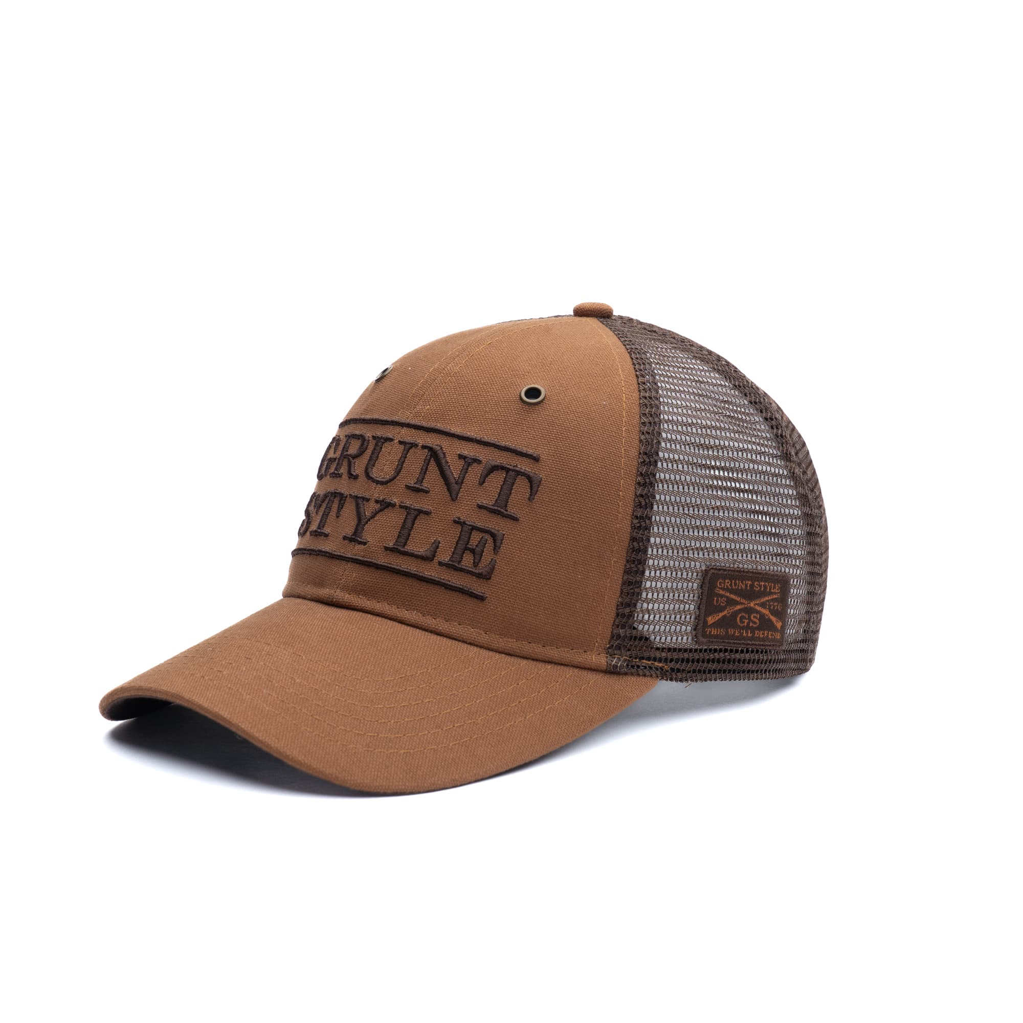 Grunt Style Stacked Logo - Canvas Hat