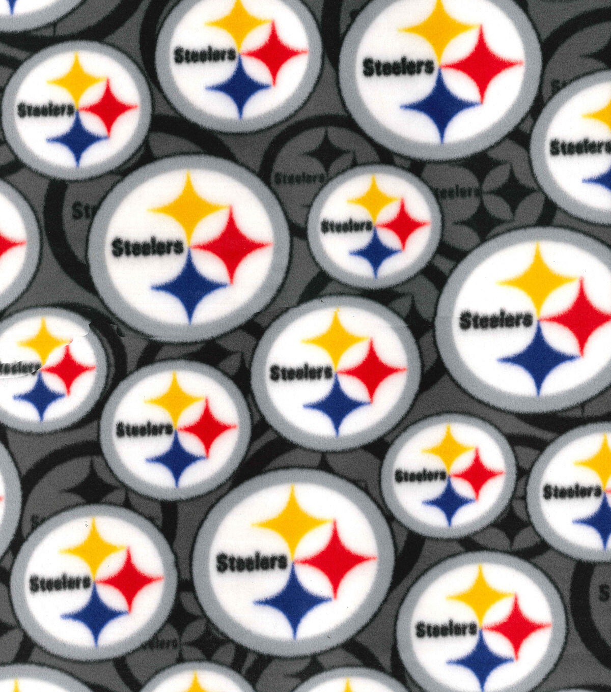 Fabric Traditions Pittsburgh Steelers NFL Logo Fleece Fabric