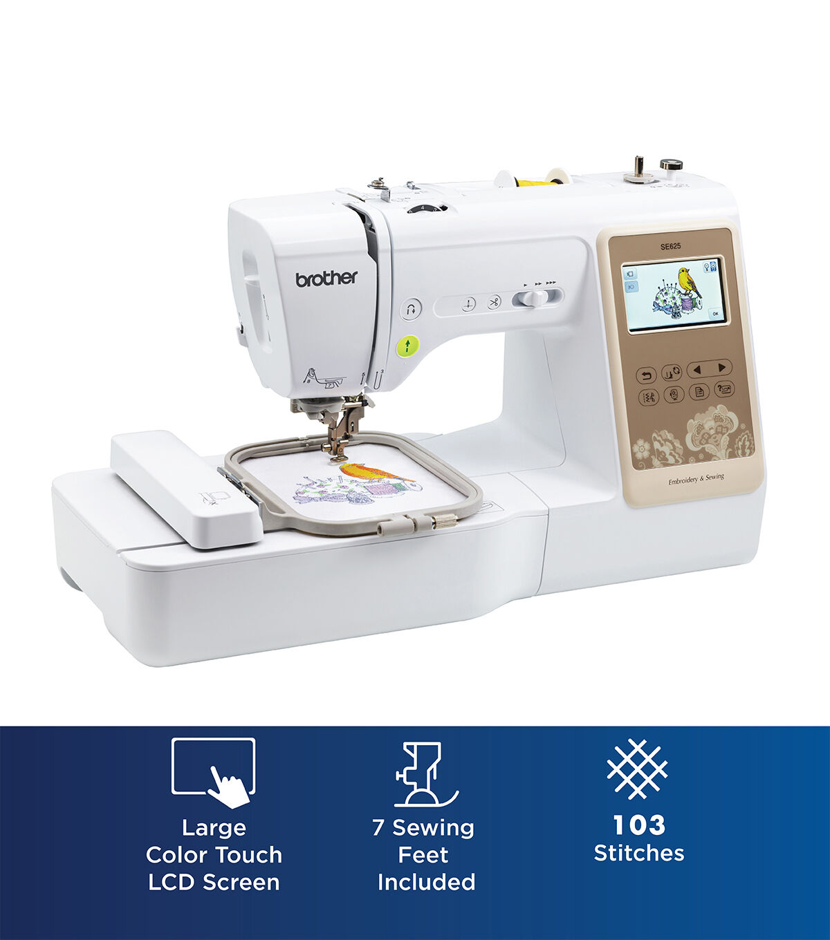 Brother SE625 Computerized Sewing and Embroidery Machine