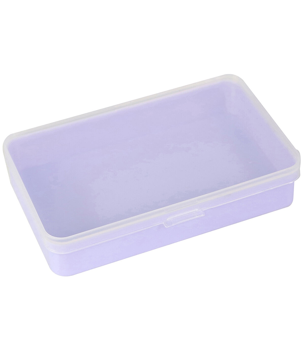 Everything Mary 6 Purple Plastic Storage Box With Clear Lid