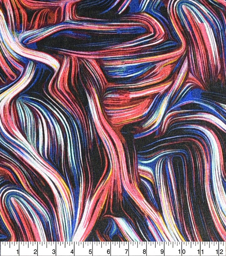 Black Oil Slick Blender Quilt Cotton Fabric by Keepsake Calico