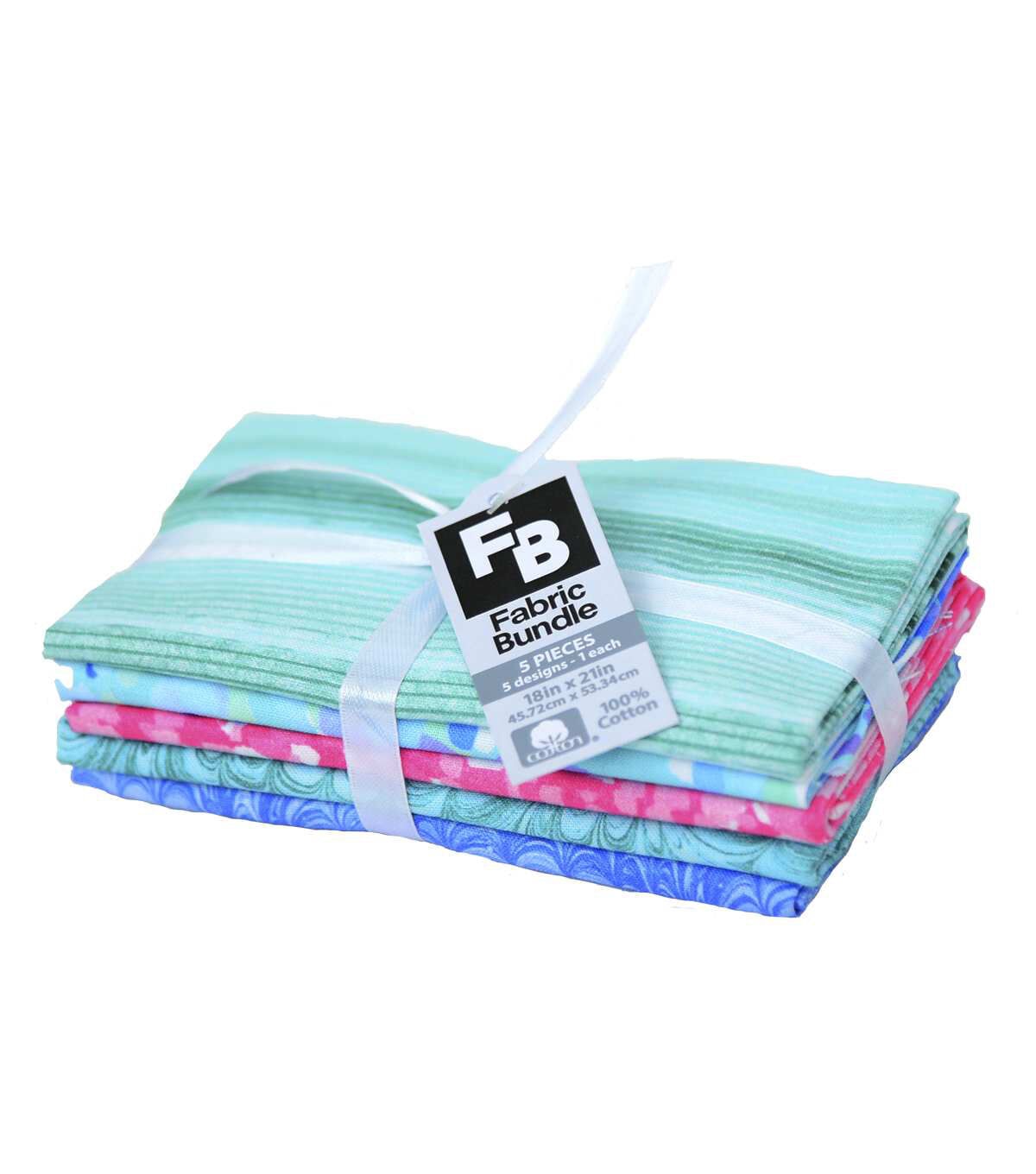 18 x 21 Pastel Blender 1 Cotton Fabric Quarters 5ct by Keepsake Calico