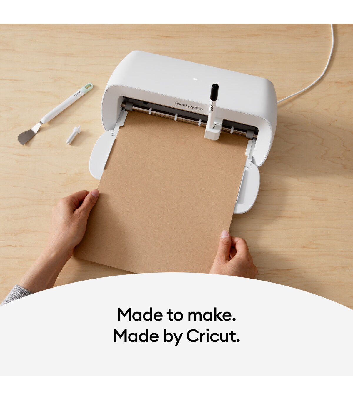 Cricut Joy Xtra 9.5 x 12 Kraft Brown Permanent Smart Label Vinyl 4ct