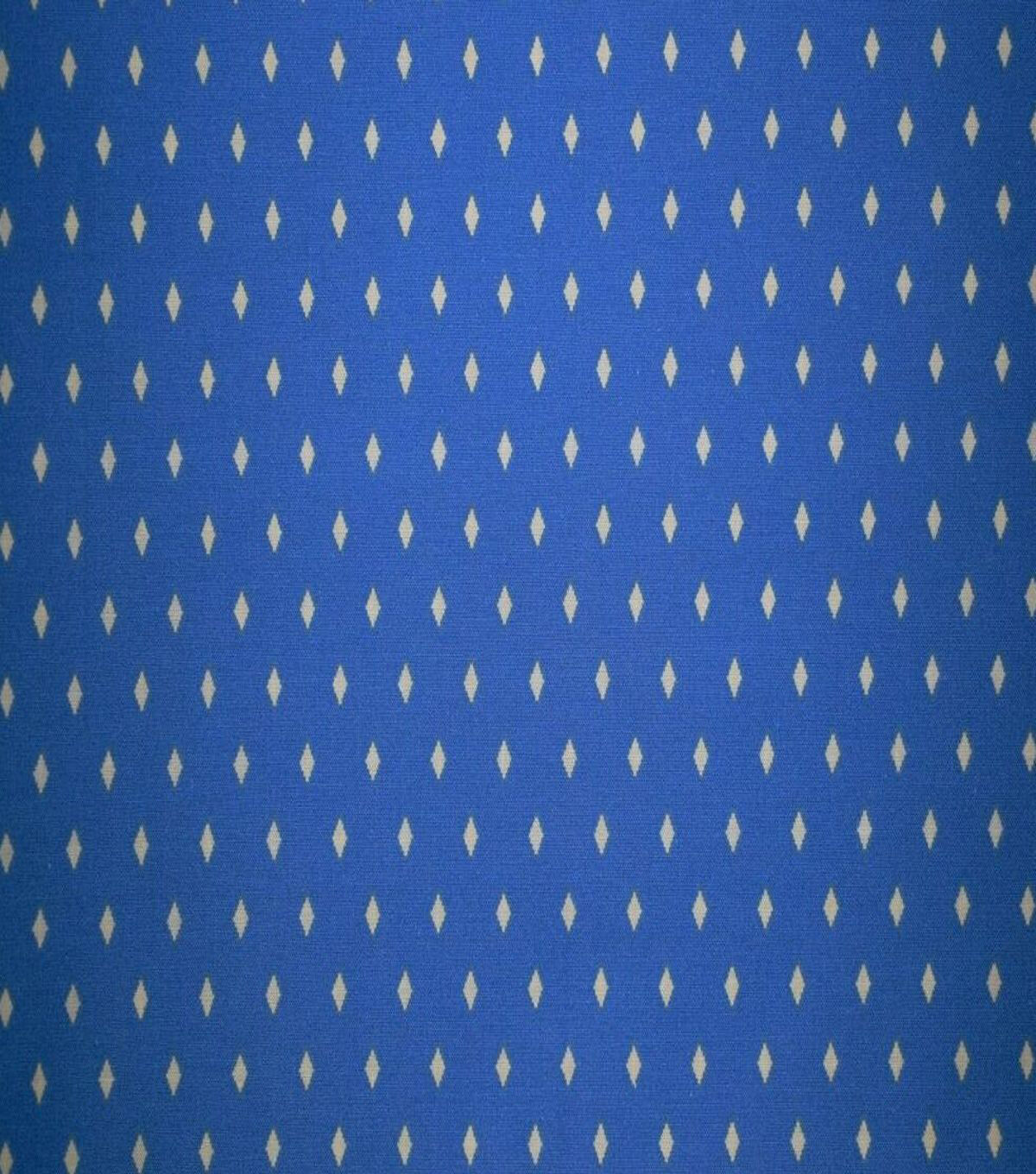 Geometric Diamonds on Blue Quilt Cotton Fabric by Quilter's Showcase