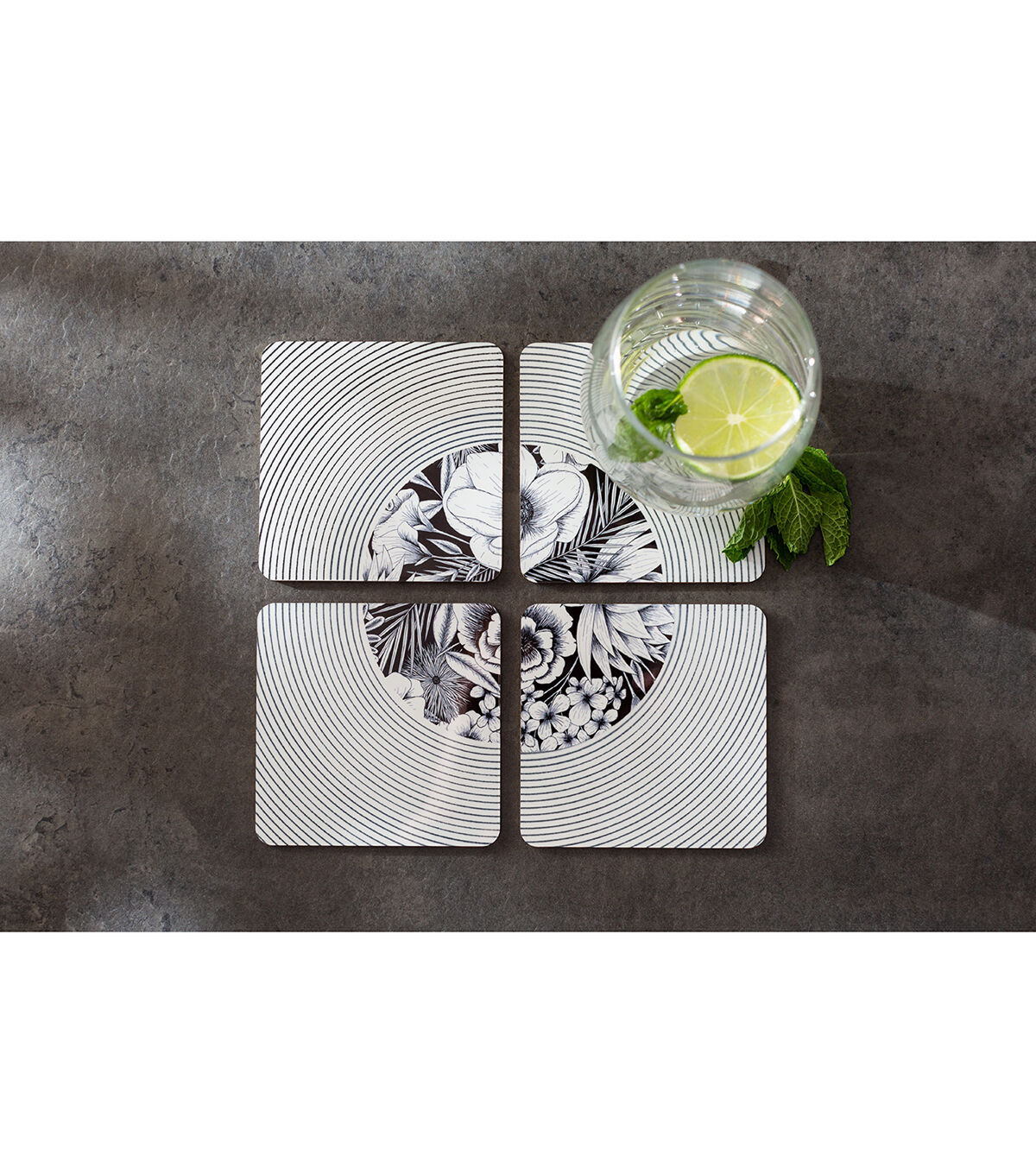 Cricut 12 x 12 Black Botanicals Infusible Ink Transfer Sheets 2ct