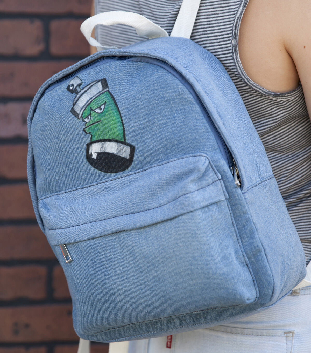 Tulip 6 pk Graffiti Chisel Tip Fabric Markers Bright