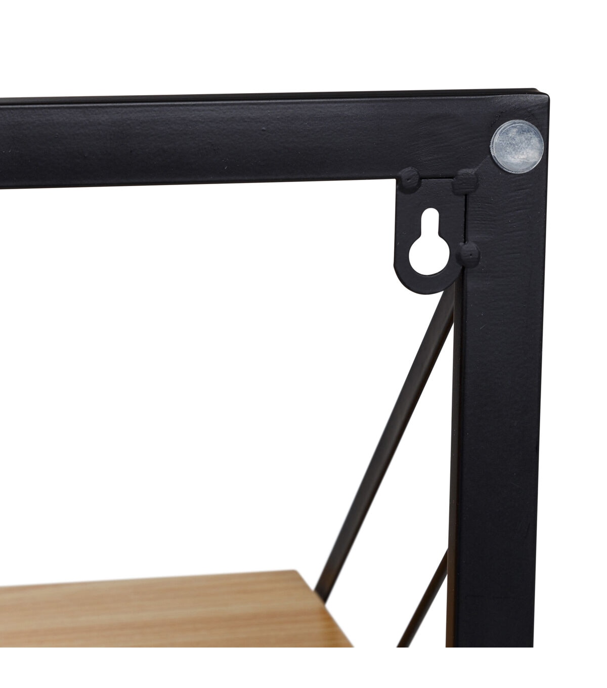 Honey Can Do 24 x 31 Black Wall Mounted Drying Rack With Shelf