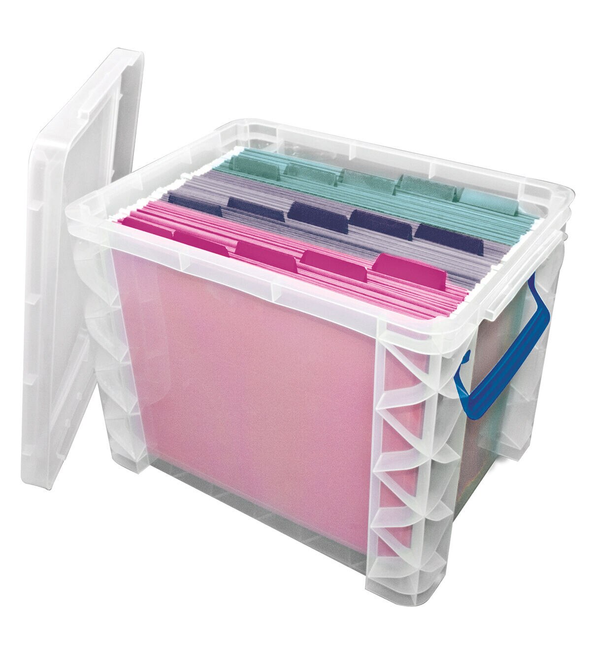 Super Stacker 17.5 x 14 Clear Plastic File Storage Box