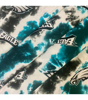 Fabric Traditions Philadelphia Eagles Tie Dye NFL Cotton Fabric
