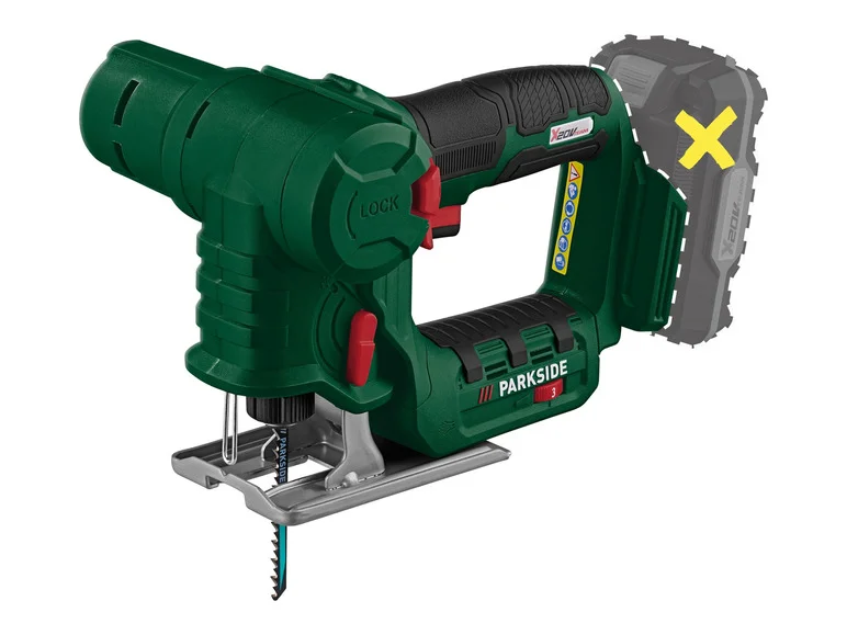 PARKSIDE Scie sauteuse et scie sabre sans fil 2en1 PSSSA 20 Li B2, 20 V