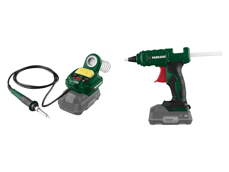 PARKSIDE Station de soudage sur batterie 20 V PLSA 20 Li B2 ou pistolet à colle PHPA 20- Li A1