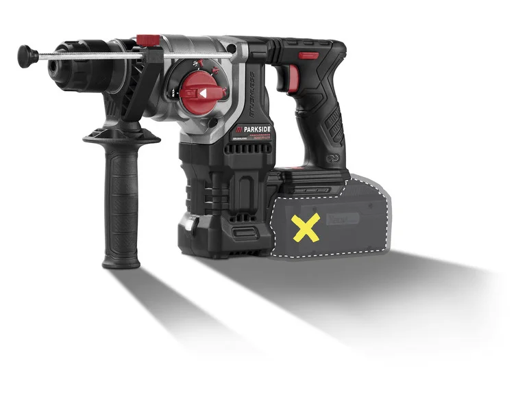 PARKSIDE PERFORMANCE Perforateur-burineur sans fil PKHAP 20-Li C3, sans batterie ni chargeur, 20 V